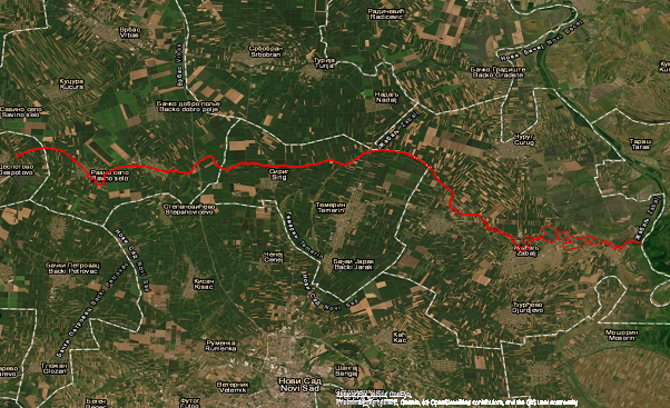 Map of protected area