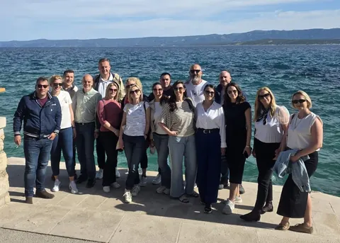 BLUECONNECT Study visit participants in Bol, Brač, Croatia (May 2026)