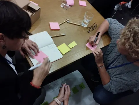 Planning process at the BLUECONNECT Kickoff meeting, Podgorica, Montenegro (October 2024)