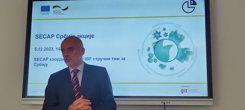 Radoje Lauešević speaking at SECAP Workshop, Fruška Gora, Serbia (December 2023)