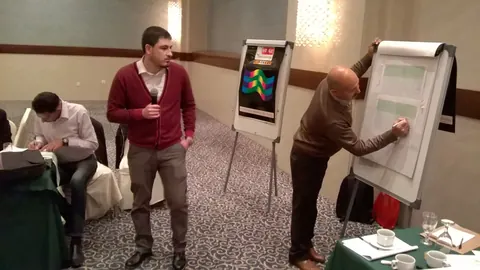 Brainstorming during Amman Water SUM Workshop (January 2016)