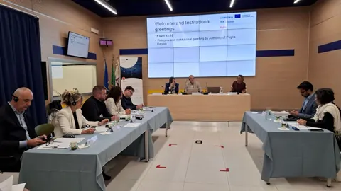 Facilitation at the SKILLS Crossborder Permanent Table (CBPT) meeting at Fiera del Levante in Bari, Italy. 4 October 2024