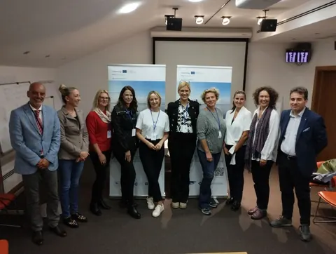 BLUECONNECT Kickoff meeting participants, Podgorica, Montenegro (October 2024)
